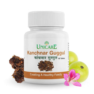 Kanchnar Guggul 60Tablets : Ayurvedic Medicine for Thyroid & PCOS in India