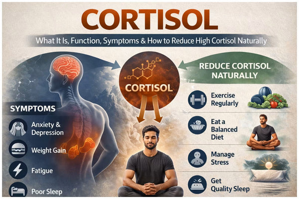Cortisol: What It Is, Function, Symptoms &amp; How to Reduce High Cortisol Naturally