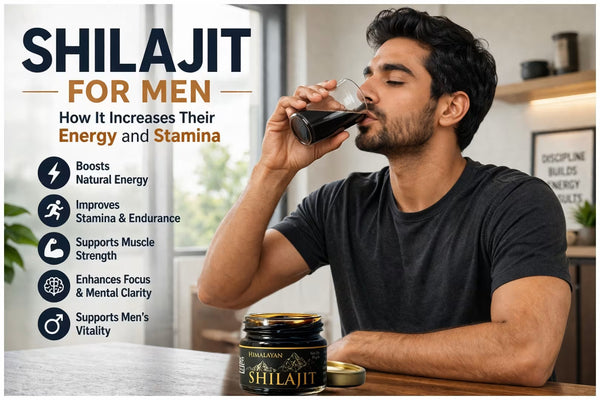Shilajit for Men: How It Increases Their Energy and Stamina