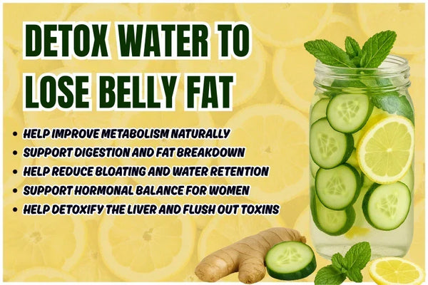Detox Water to Lose Belly Fat: Easy Recipes and Ayurvedic Support