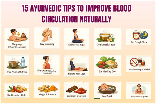 15 Ayurvedic Tips to Improve Blood Circulation Naturally