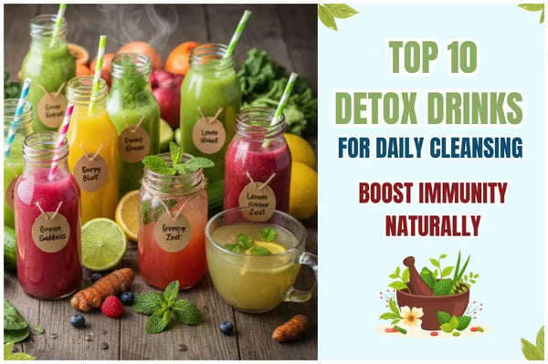 Top 10 Detox Drinks for Daily Cleansing | Boost Immunity Naturally