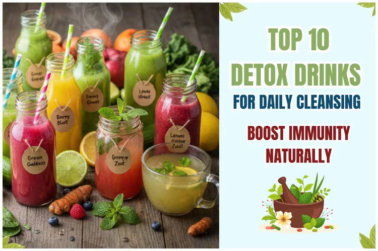 Top 10 Detox Drinks for Daily Cleansing | Boost Immunity Naturally