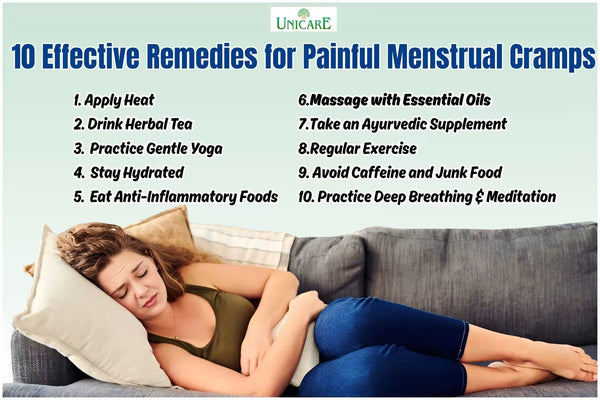 10 Effective Remedies for Painful Menstrual Cramps