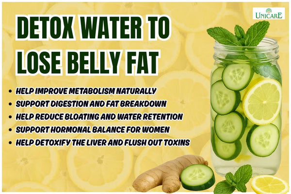 Detox Water to Lose Belly Fat: Easy Recipes and Ayurvedic Support