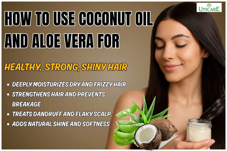 Aloe Vera and Coconut Oil for Hair: The Ultimate Guide for Growth, Shine & Damage Repair