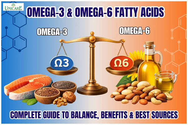 Omega-3 & Omega-6 Fatty Acids: Complete Guide to Balance, Benefits & Best Sources