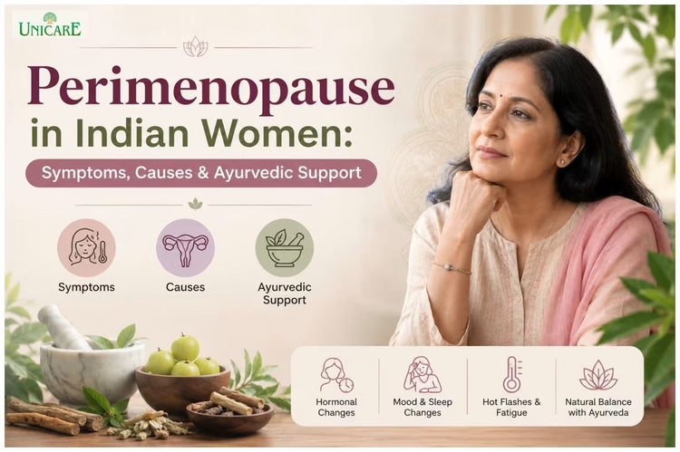 Perimenopause in Indian Women_ Symptoms, Causes & Ayurvedic Support