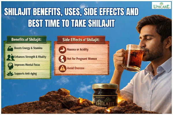 Shilajit Benefits, Uses & Side Effects | Best Time to Take Shilajit