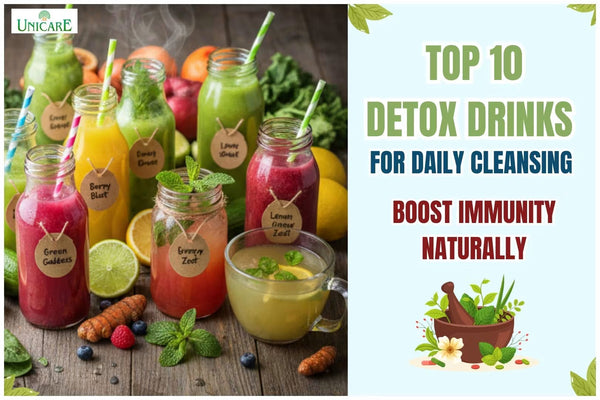 Top 10 Detox Drinks for Daily Cleansing | Boost Immunity Naturally
