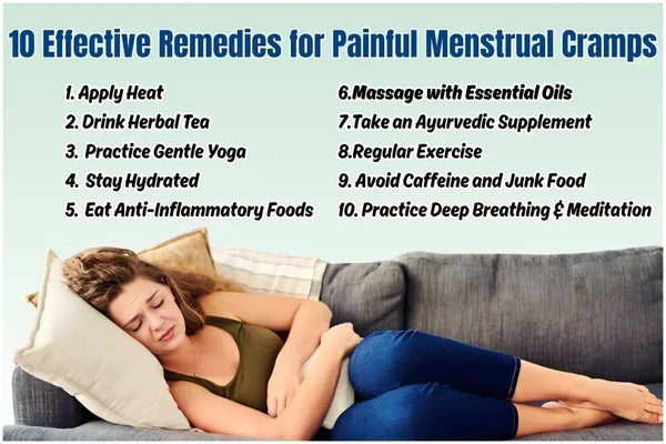 10 Effective Remedies for Painful Menstrual Cramps
