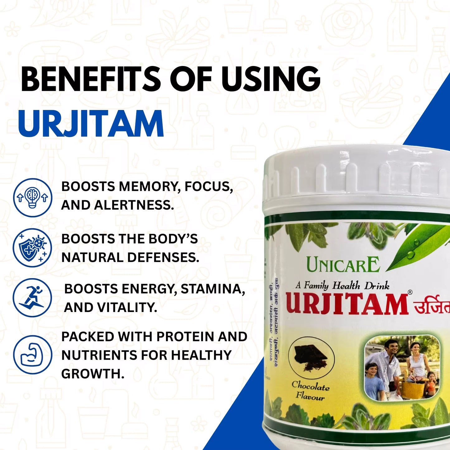 key benefits of urjitam white powder