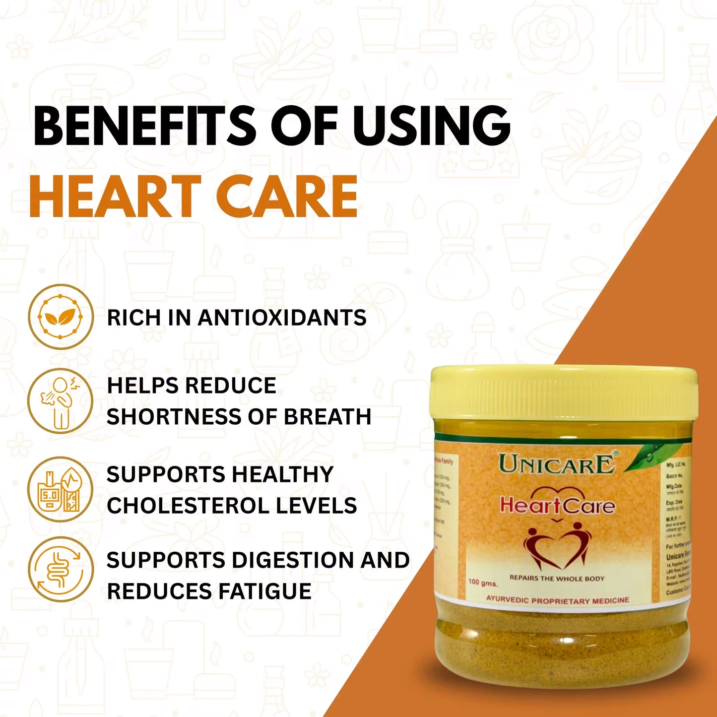 key benefits of heart care powder