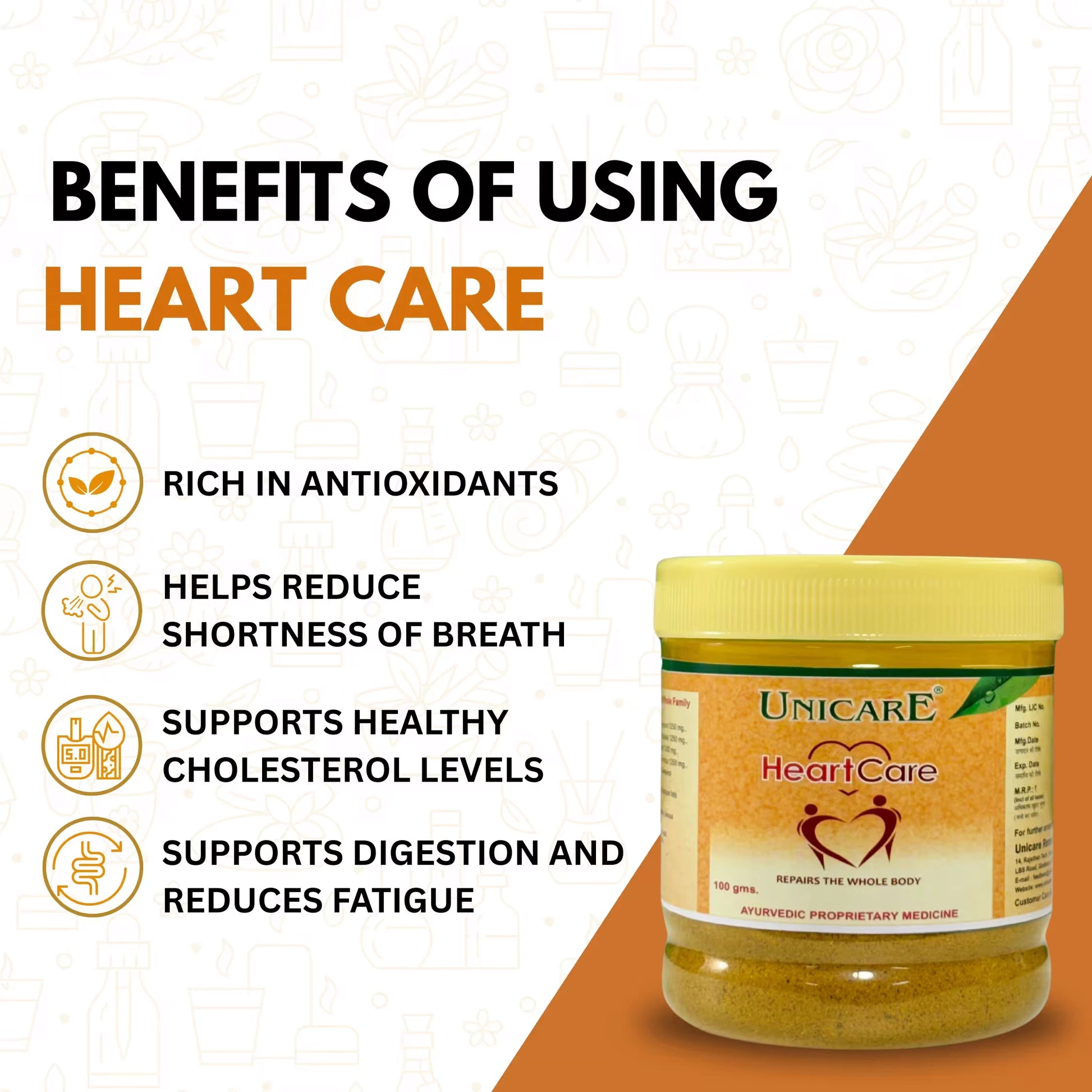 key benefits of heart care powder