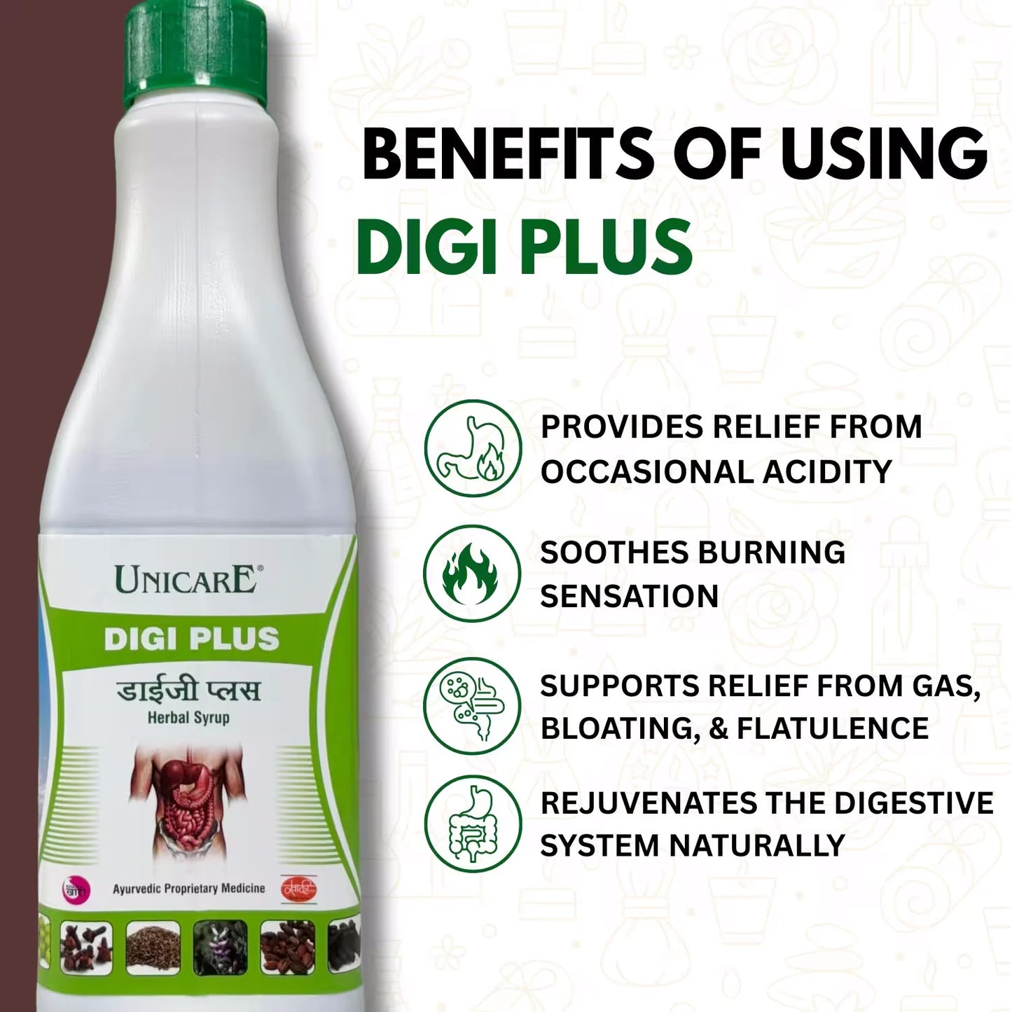 digi plus ayurvedic supplement – relieves acidity, gas, bloating, and supports overall digestive wellness naturally