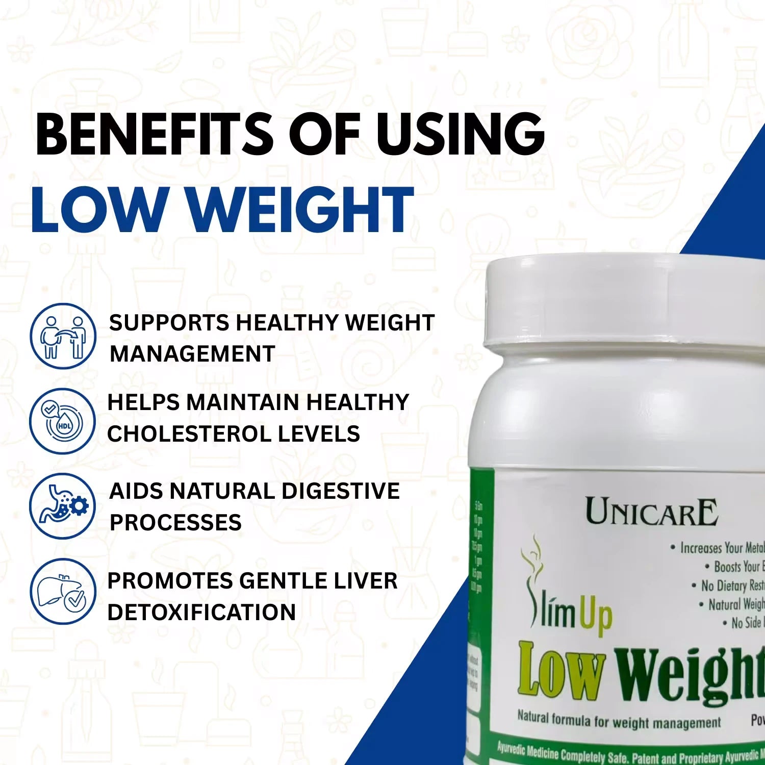 best ayurvedic weight loss product in india unicare low weight powder