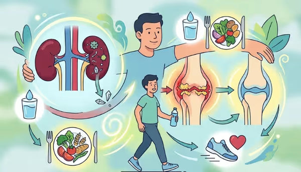 Helps Gout and chronic kidney disease