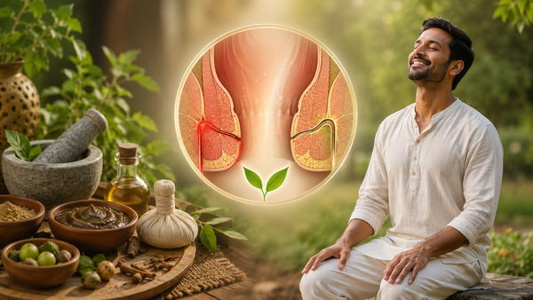 Supports healing of fissure and fistula through Ayurvedic care