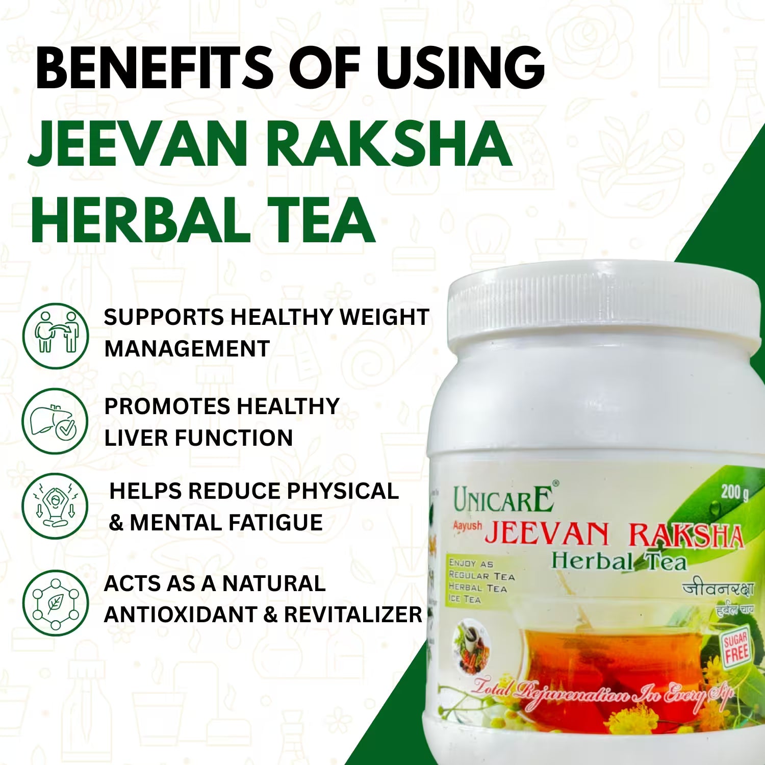 Ayurvedic herbal tea for metabolism support and healthy lifestyle