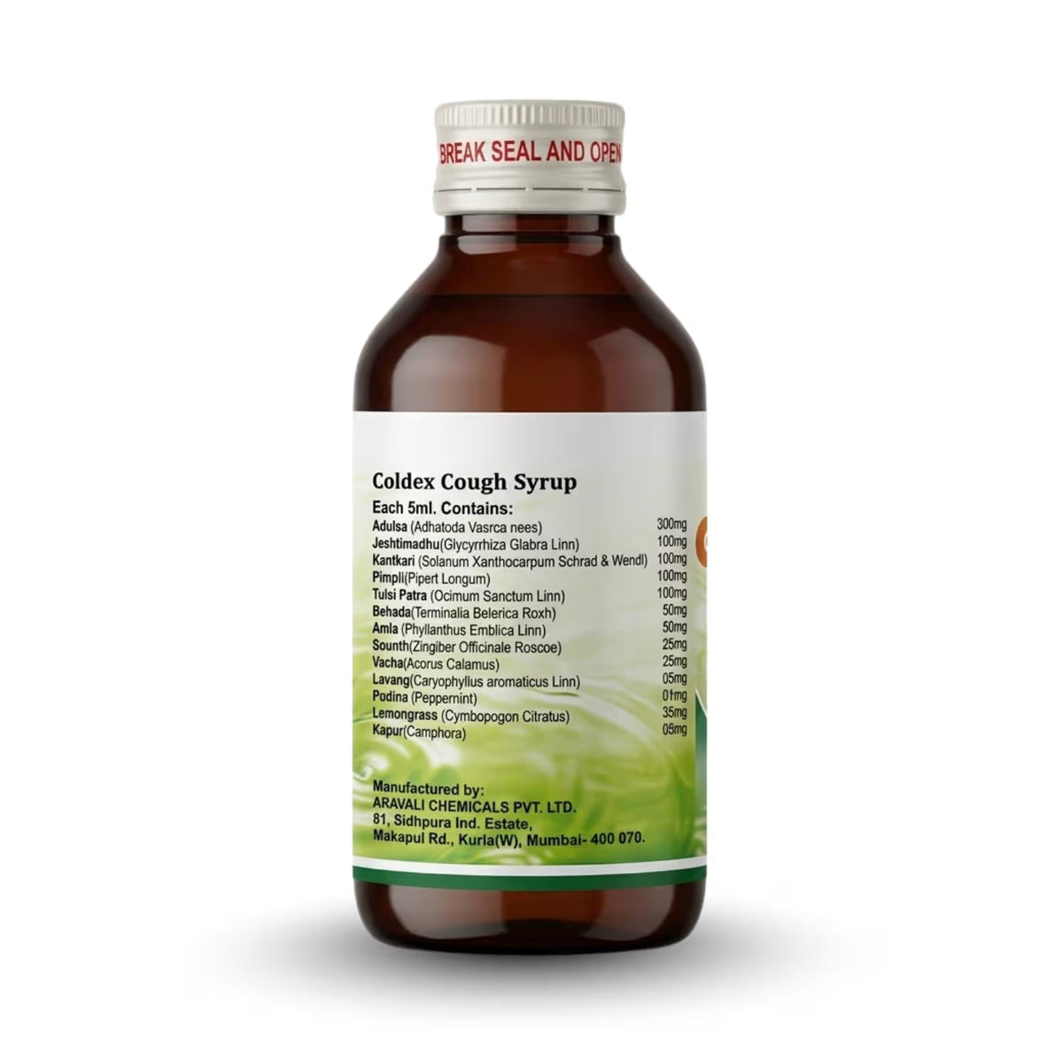 Ayurvedic herbal medicine for cough and cold