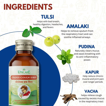 Ayurvedic cough syrup for cough and cold