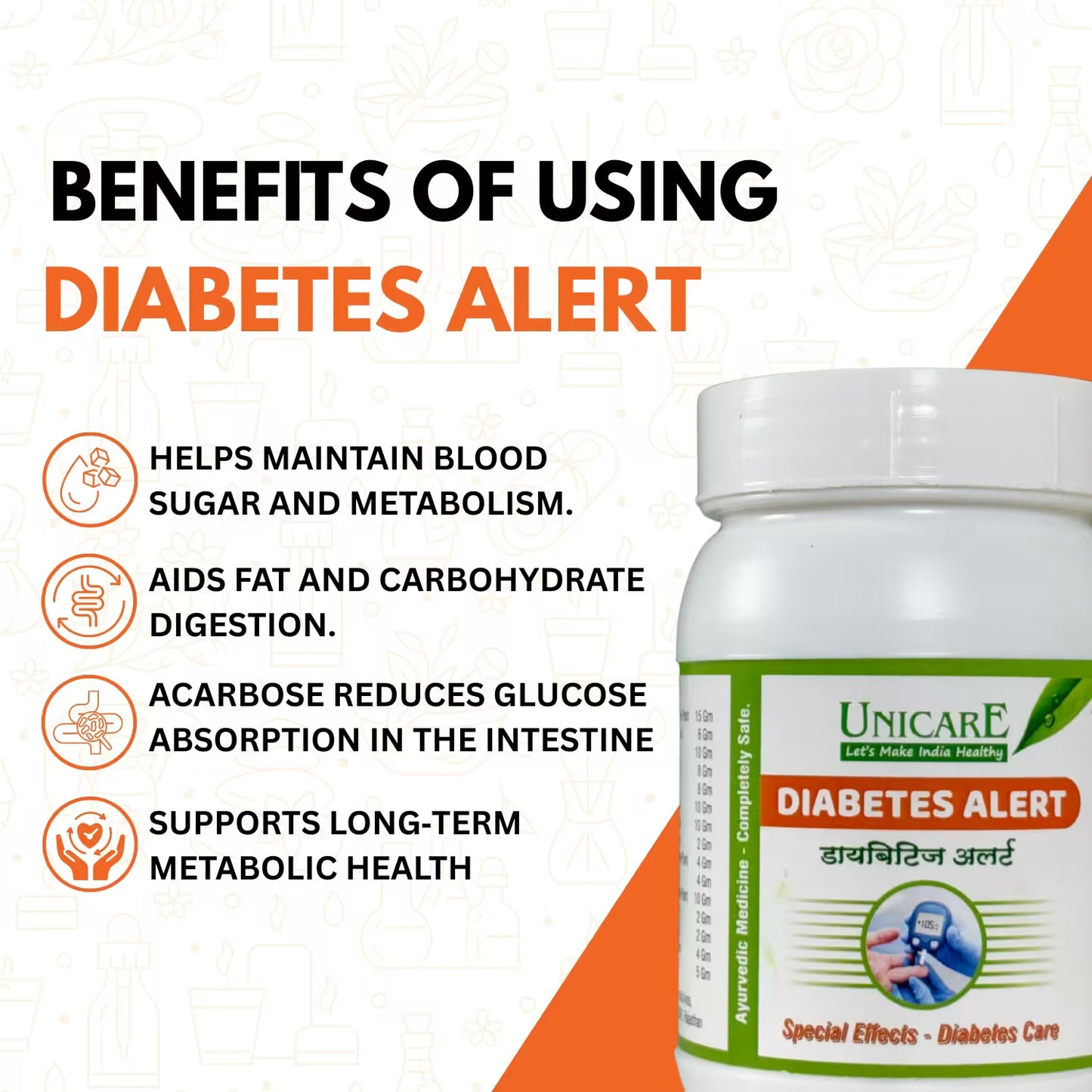 unicare's diabetes alert ayurvedic treatment for diabetes type 2