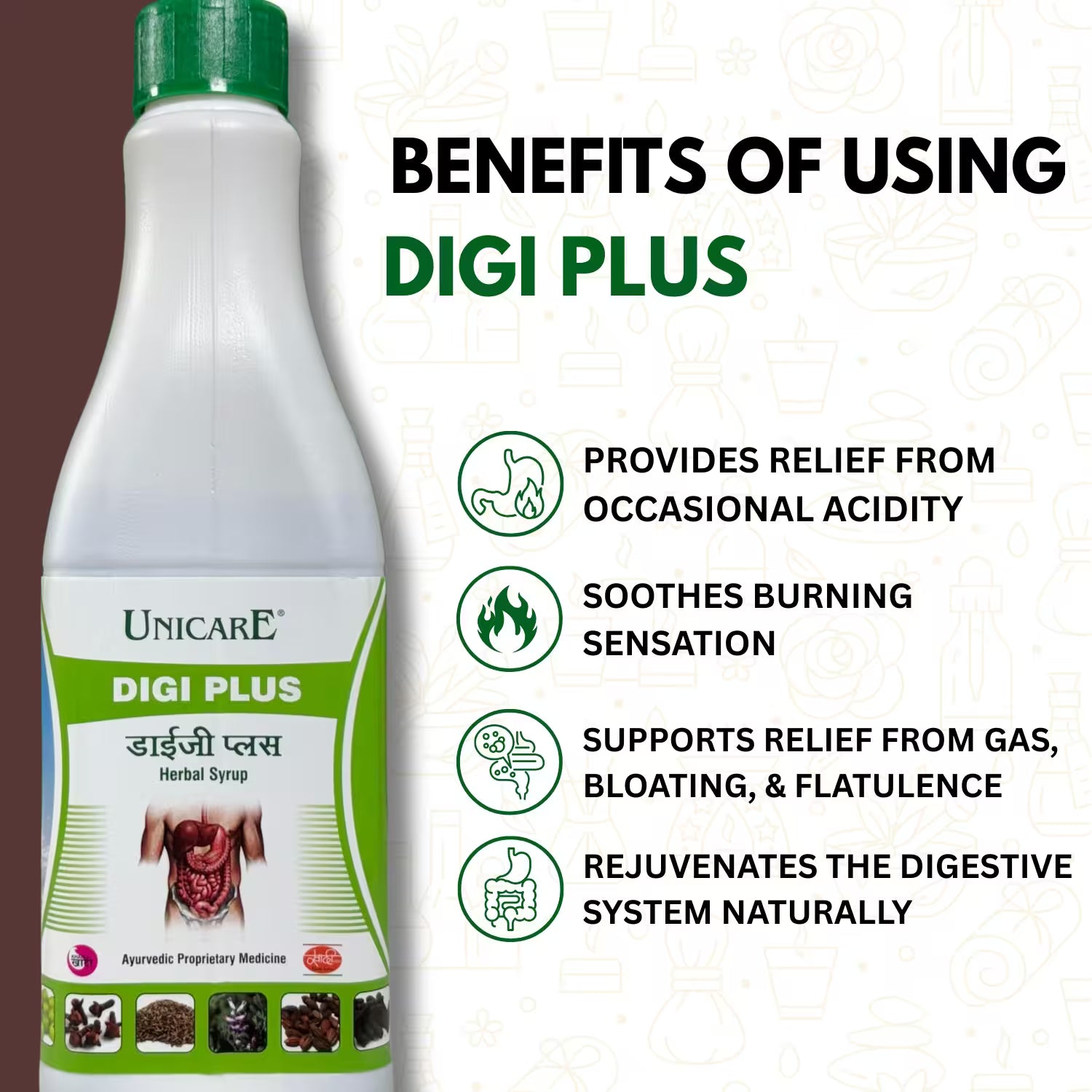digi plus ayurvedic supplement – relieves acidity, gas, bloating, and supports overall digestive wellness naturally