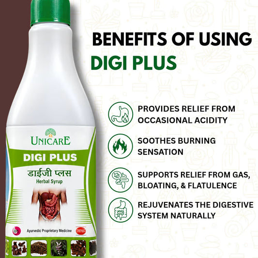 digi plus ayurvedic supplement – relieves acidity, gas, bloating, and supports overall digestive wellness naturally