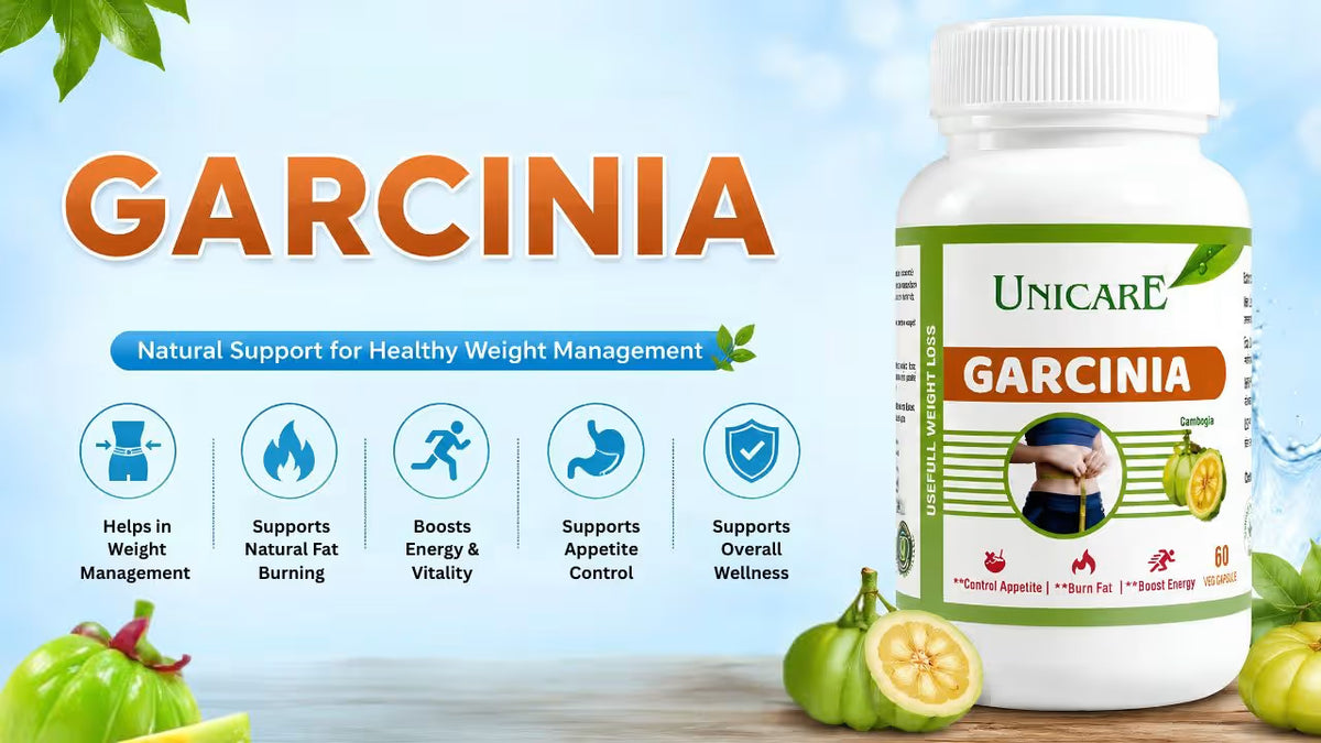 Garcinia Cambogia capsules for appetite and weight management - Information Card 1