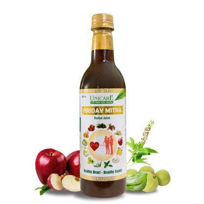 hriday mitra ayurvedic cholesterol care juice for heart health from unicare remedies