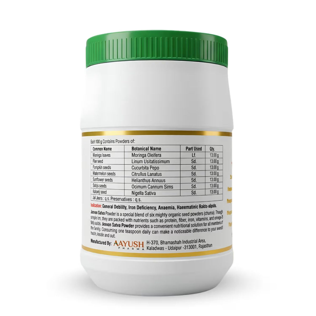 Jeevan Satva supports energy, immunity and overall wellness