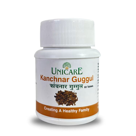 Kanchnar Guggul 60Tablets | Ayurvedic Medicine for Thyroid & PCOS in India