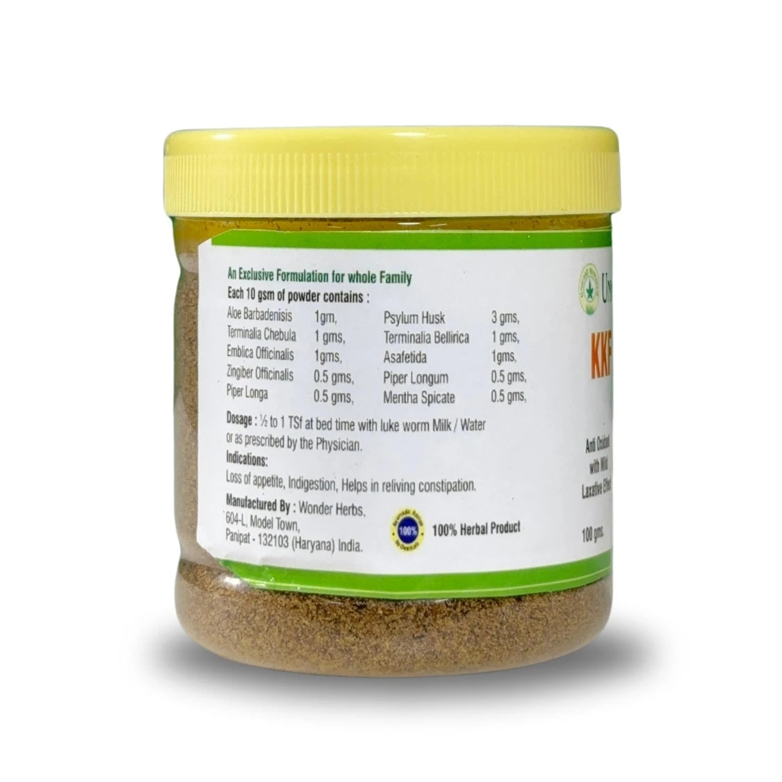 Herbal Powder for Regular Bowel Movements and Digestion Support