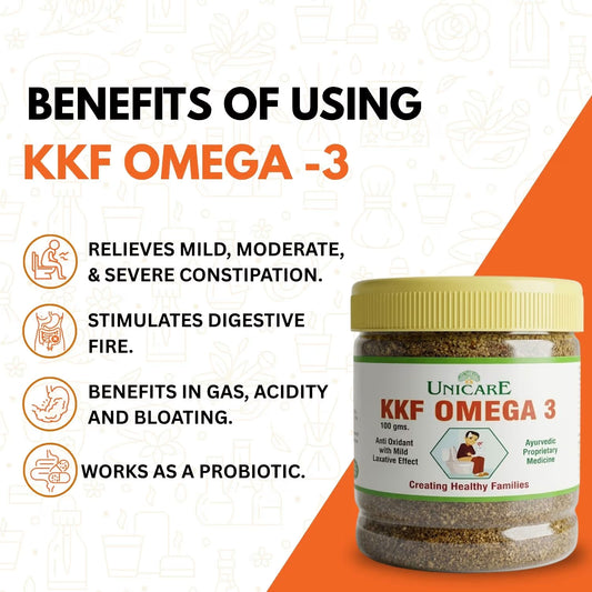 KKF Omega-3: Natural Remedies for Constipation and Bowl Softening
