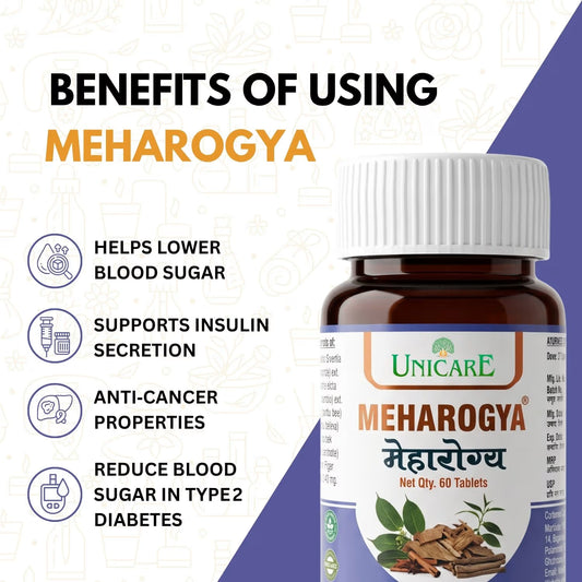 sugar teatment in ayurveda natural support for healthy glucose levels with unicare meharogya tablet