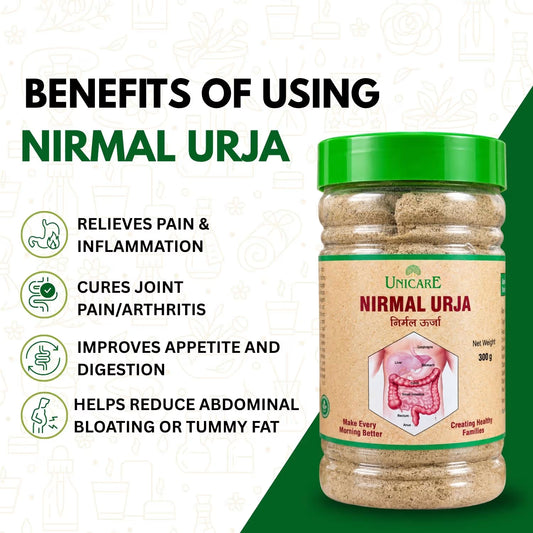 Nirmal Urja 300 gms: Ayurvedic Churna for Gas and Acidity