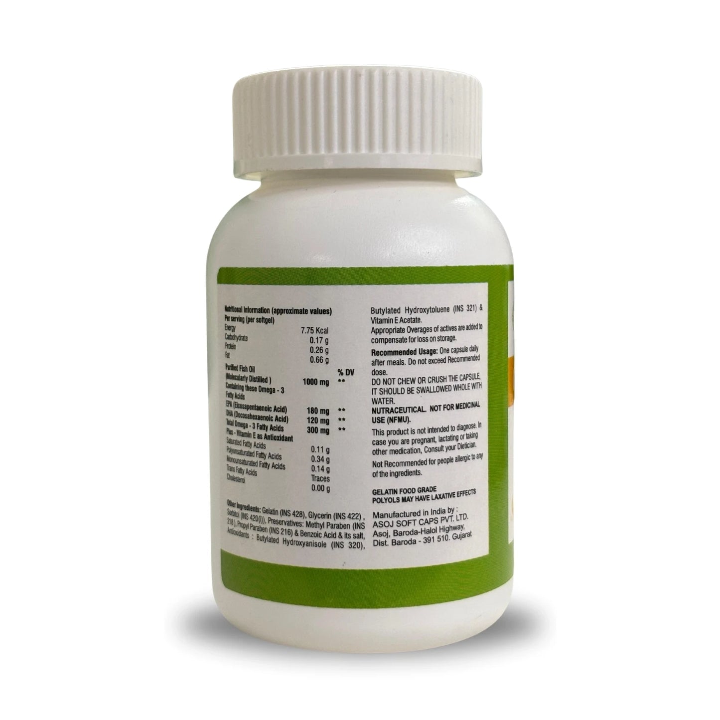 Premium Fish Oil Omega 3 Capsules – EPA & DHA Rich Formula