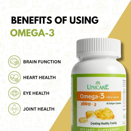 Buy Omega 3 Fatty Acids 1000mg Capsules – Daily Health Support