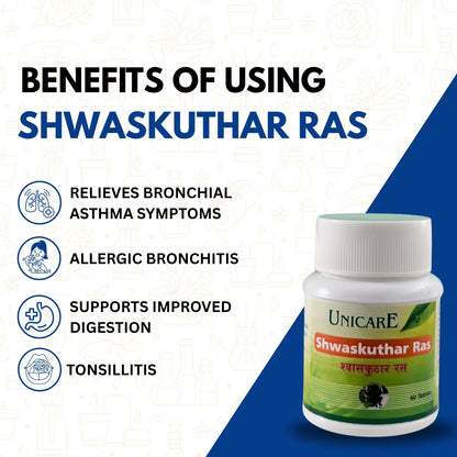 Shwaskuthar Ras herbal remedy for asthma, bronchitis