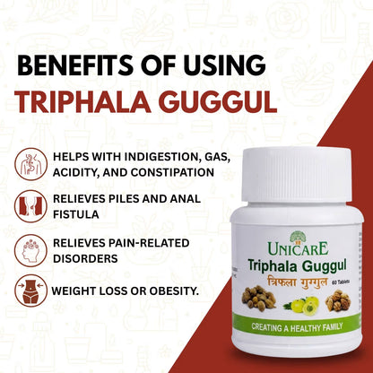 Natural Ayurvedic tablets for gut health, detoxification and bowel regularity