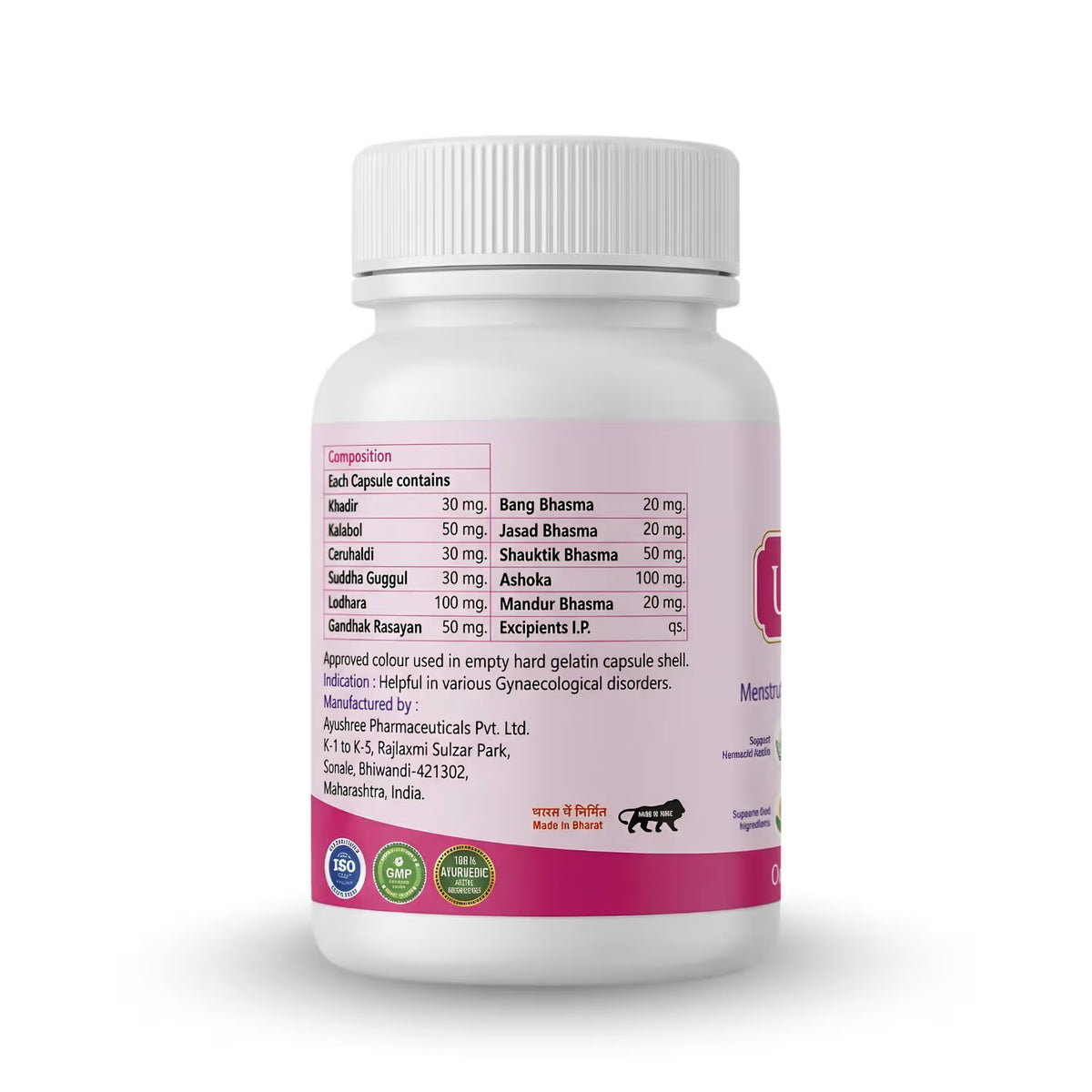 Ayurvedic capsules for period pain relief