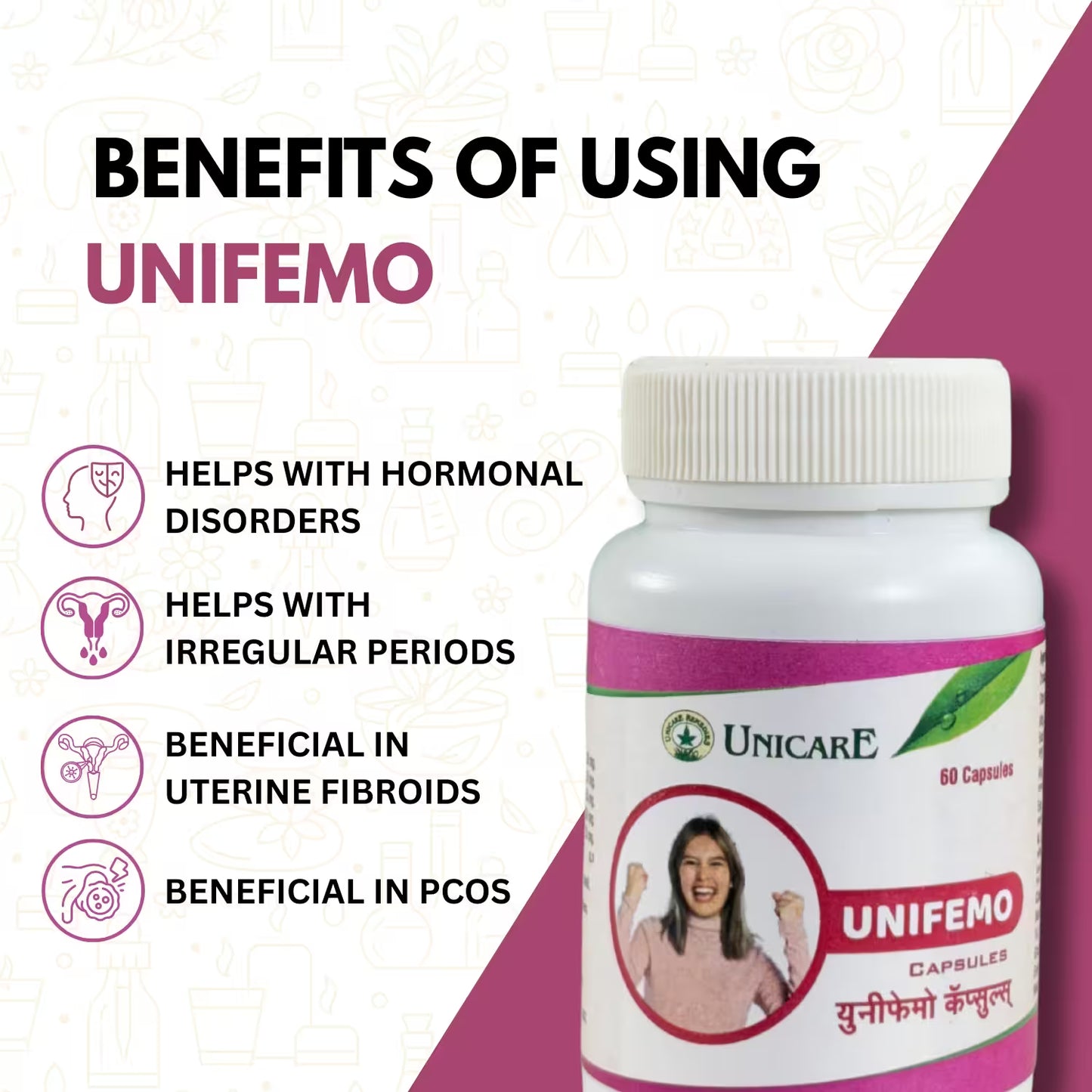 key major benefits of unifemo capsule