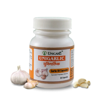Unigarlic Capsules | Garlic Oil Capsules for BP & Cholesterol