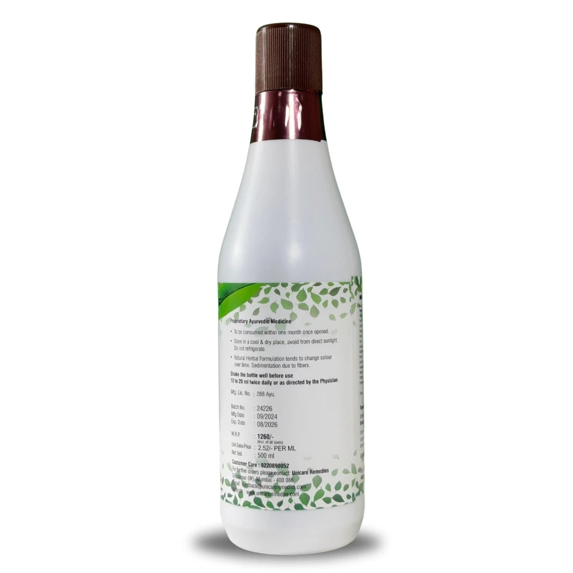 univeer metabolism sugar level ayurvedic syrup