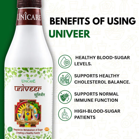 Univeer 500 ml: Ayurvedic Syrup for Blood Sugar Control in India