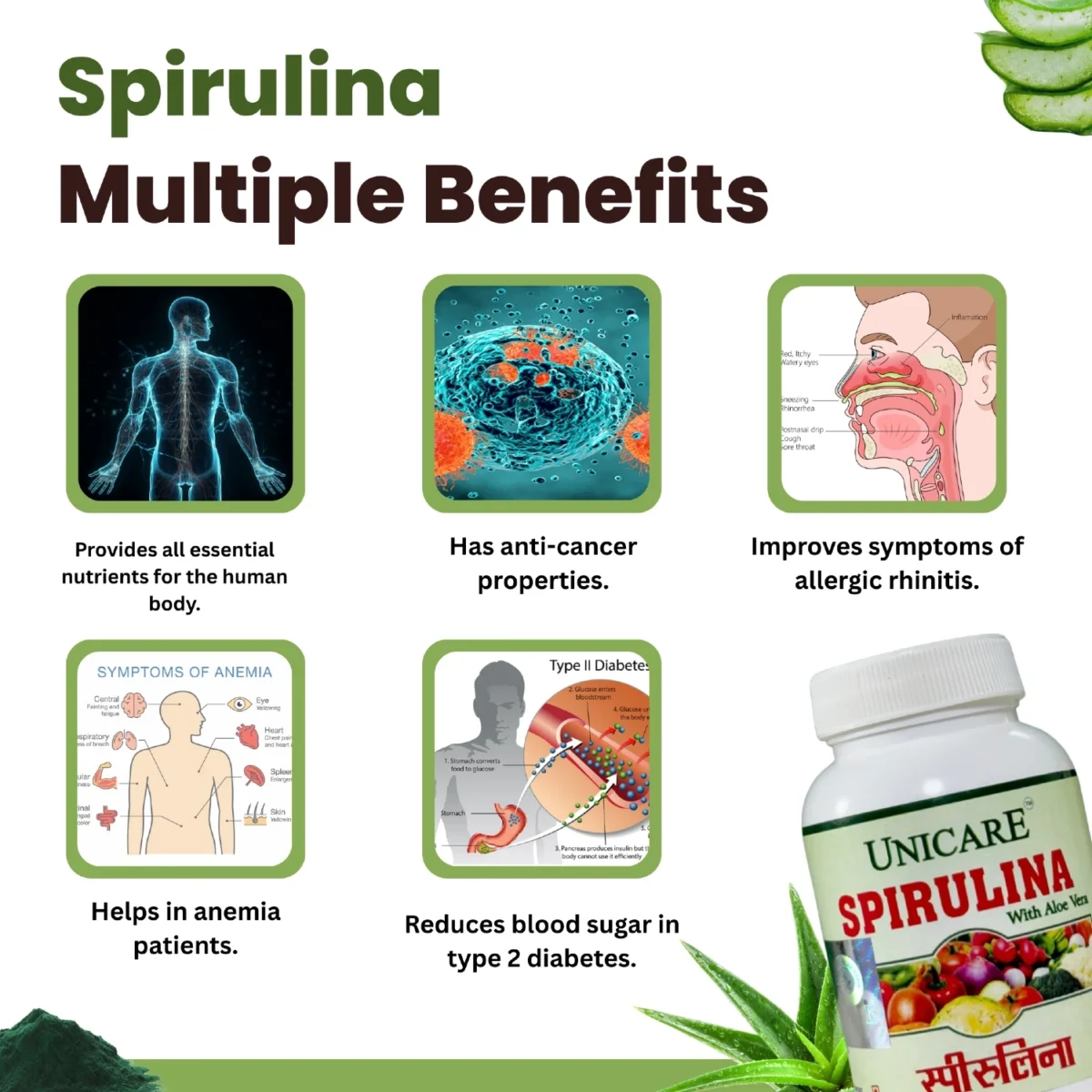 key benefits of spirulina