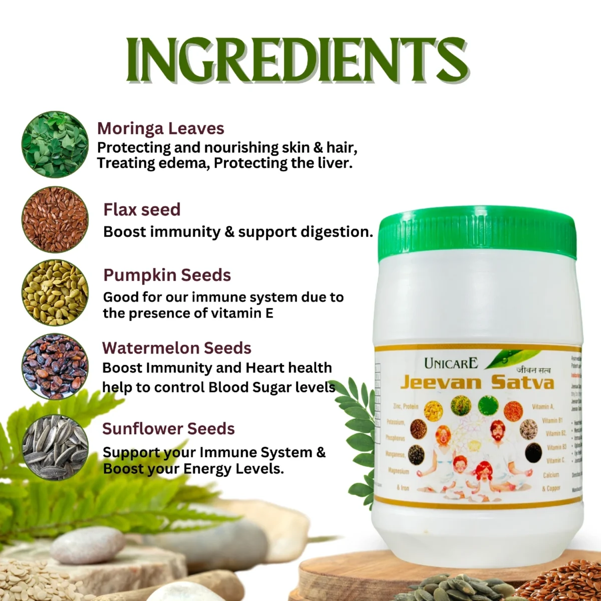 key ingredients of jeevan satva