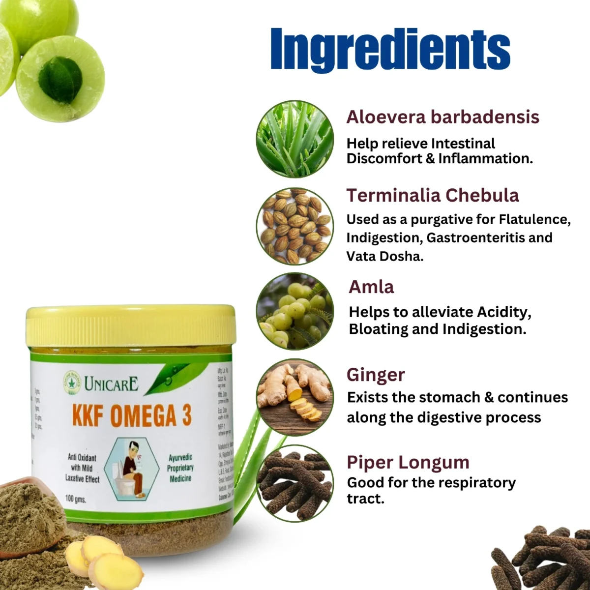 key ingredients of kkf omega 3
