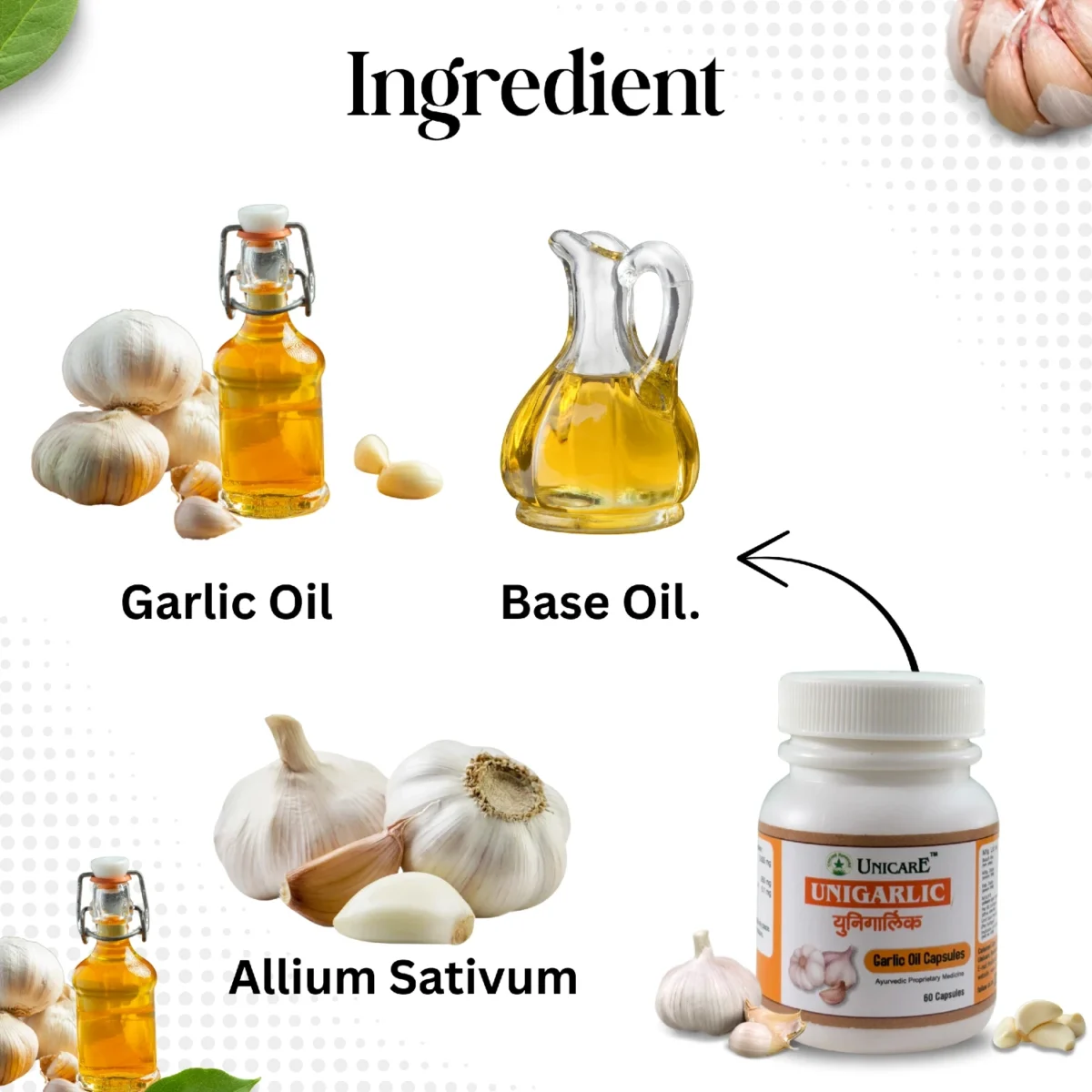 key ingredients use for unigarlic