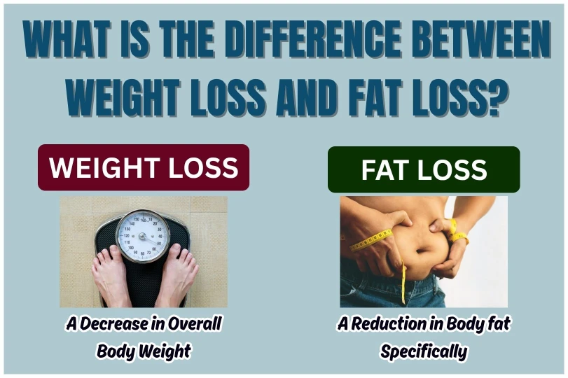 what is the difference between weight loss and fat loss